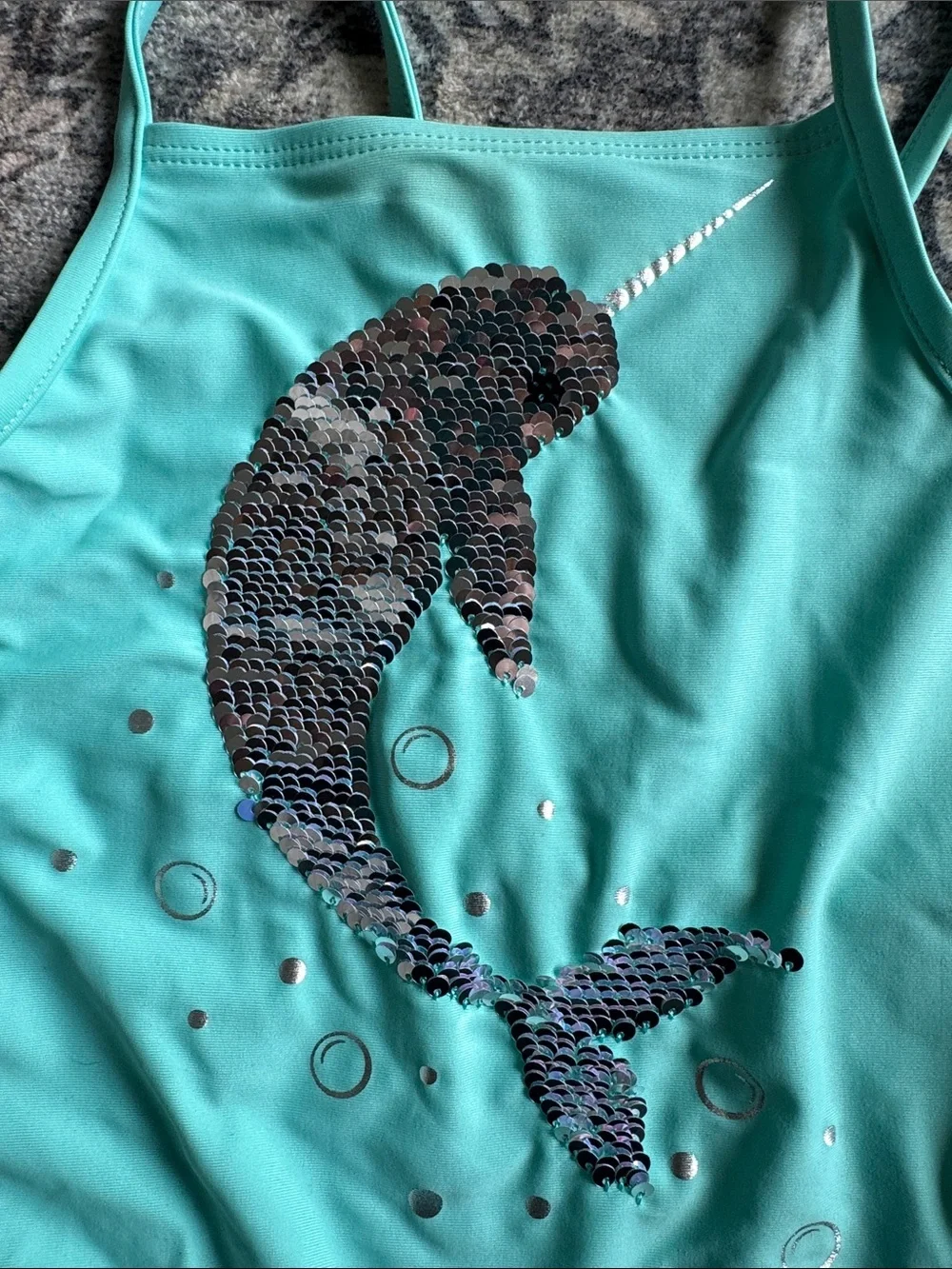 Girls Gap Sequin Swimsuit